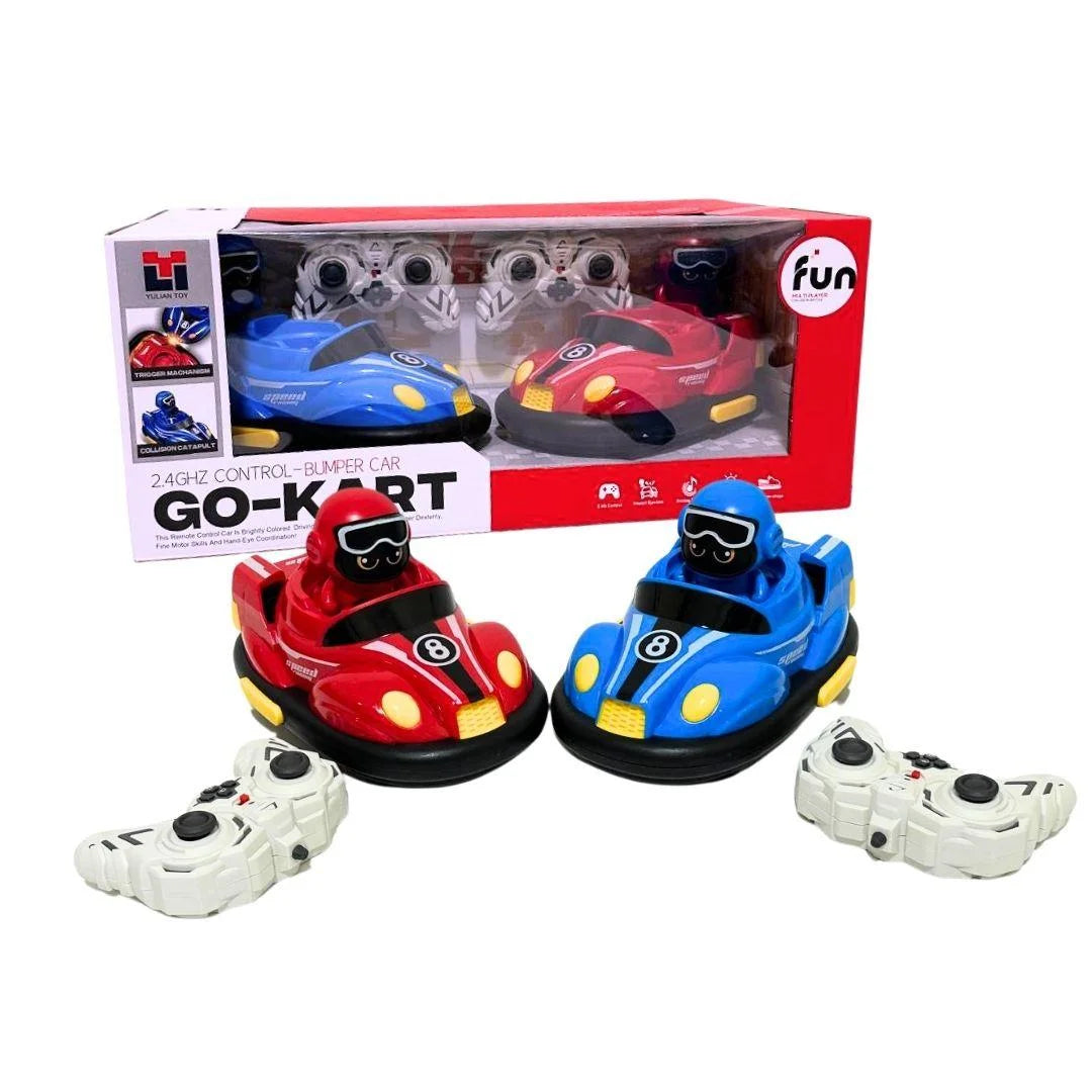 Go Kart - 2pcs Remote Control Bumper Car Toy