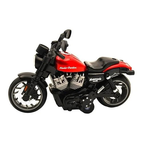 1:14 Scale Pull Back Diecast Alloy Royal Motorcycle Toy Bike Simulation Model