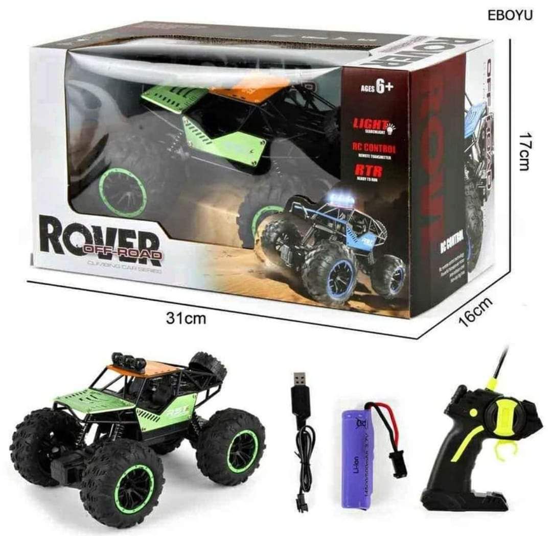 Remote Control truck with off road tires LED Lights RC drift cars