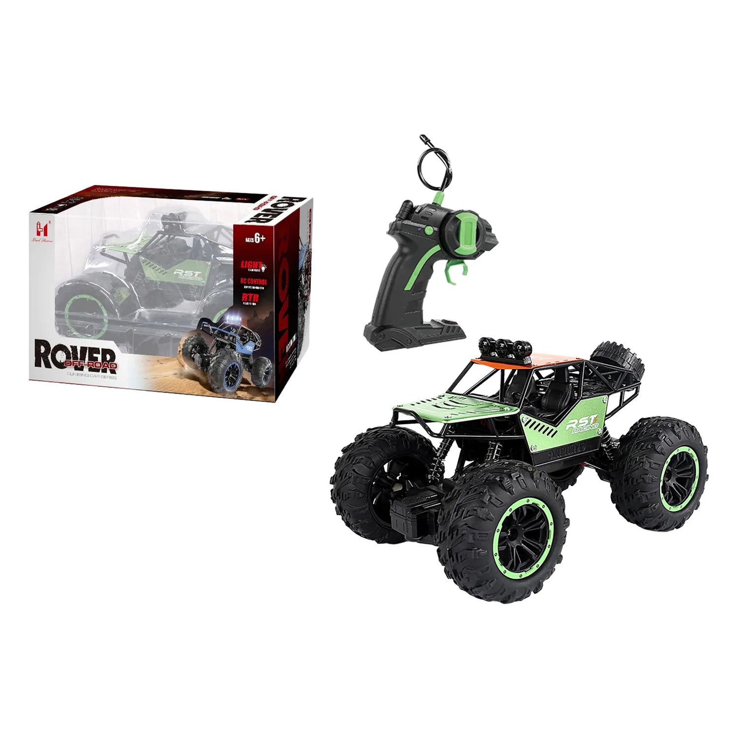 Remote Control truck with off road tires LED Lights RC drift cars