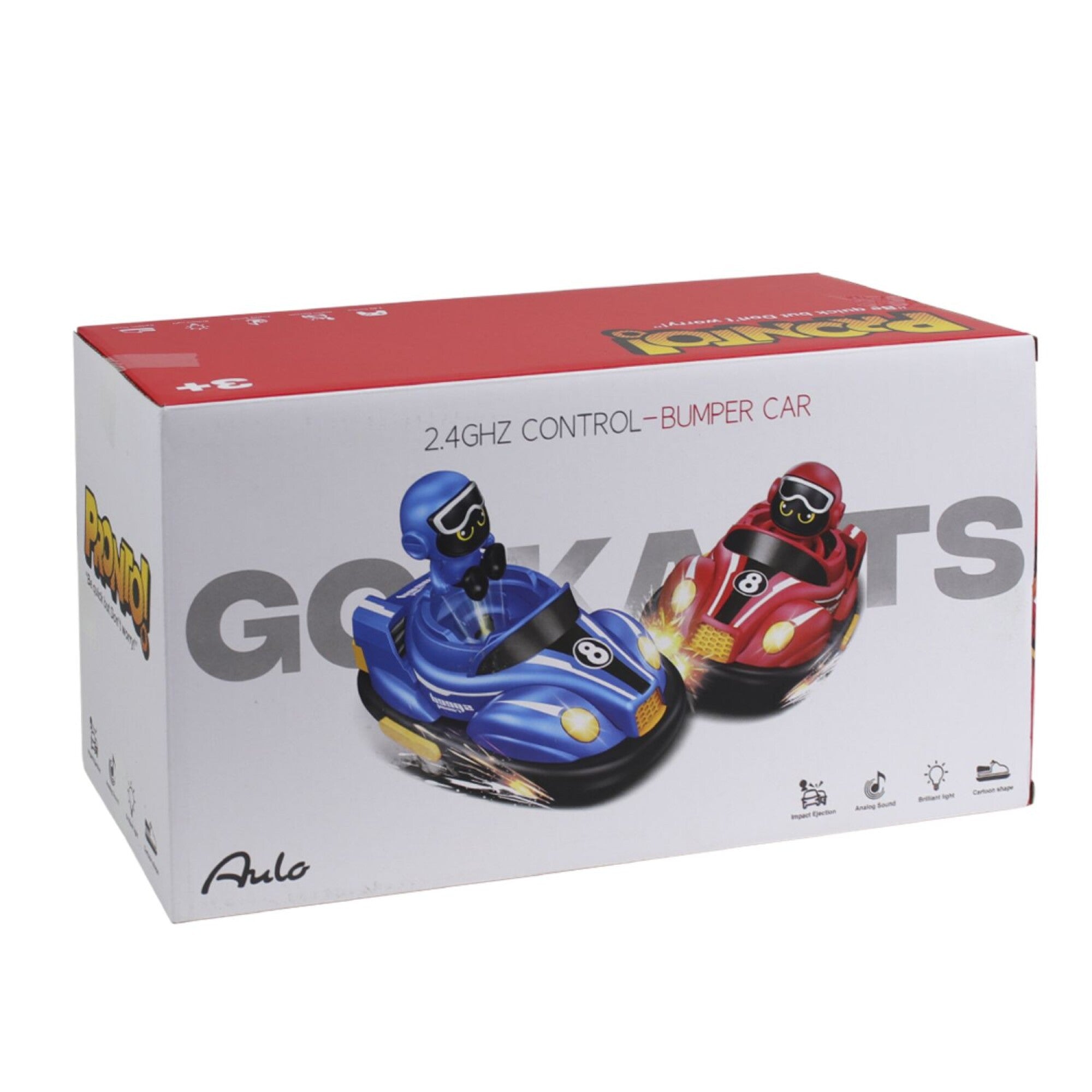 Go Kart - 2pcs Remote Control Bumper Car Toy