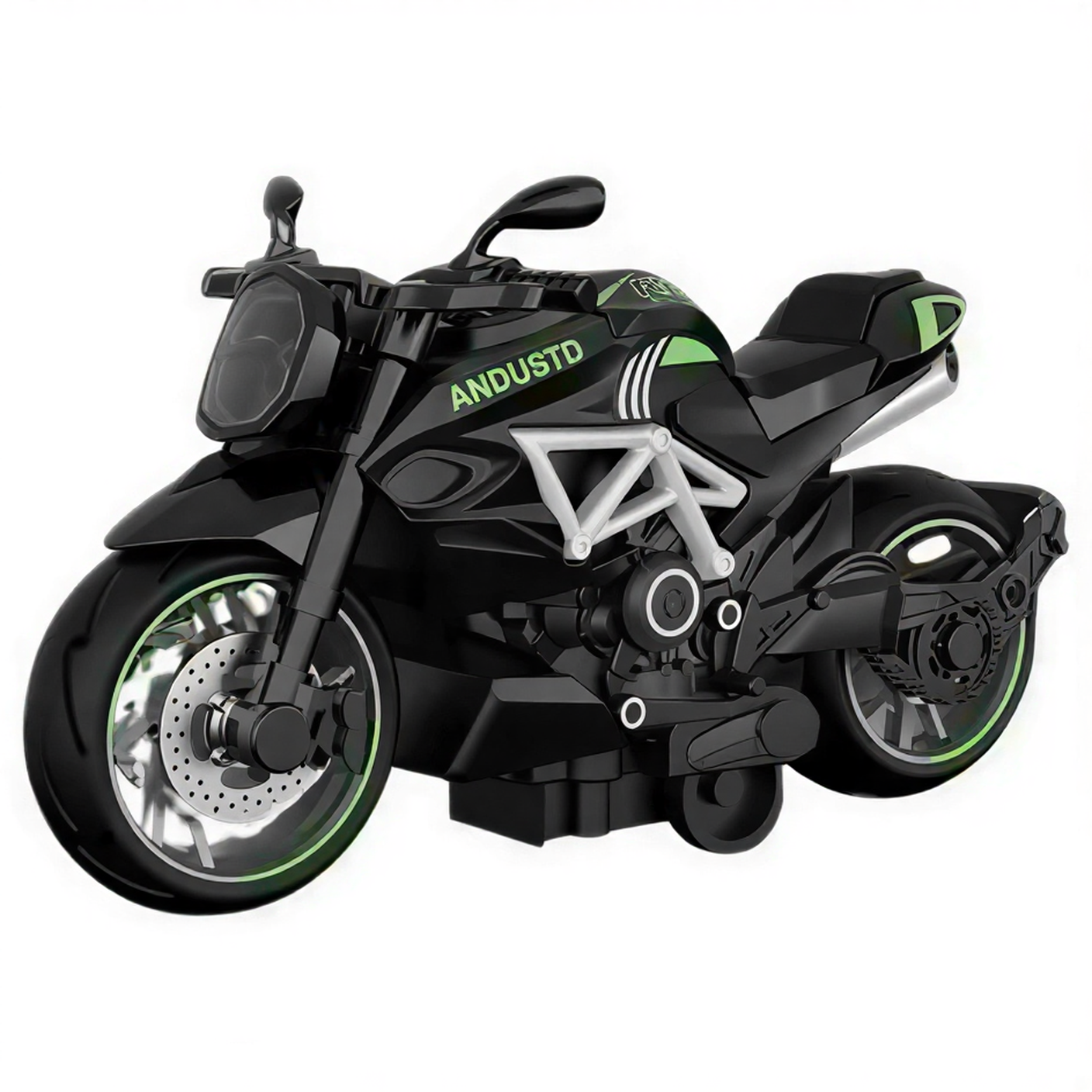 1:14 Die-Cast Alloy Motorcycle Toy