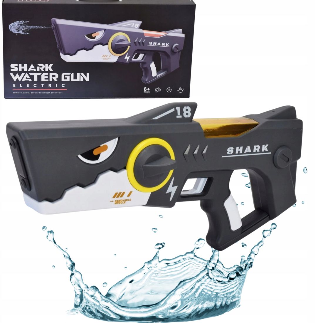 Electric Water Gun Shark Continuous Firing Large Capacity